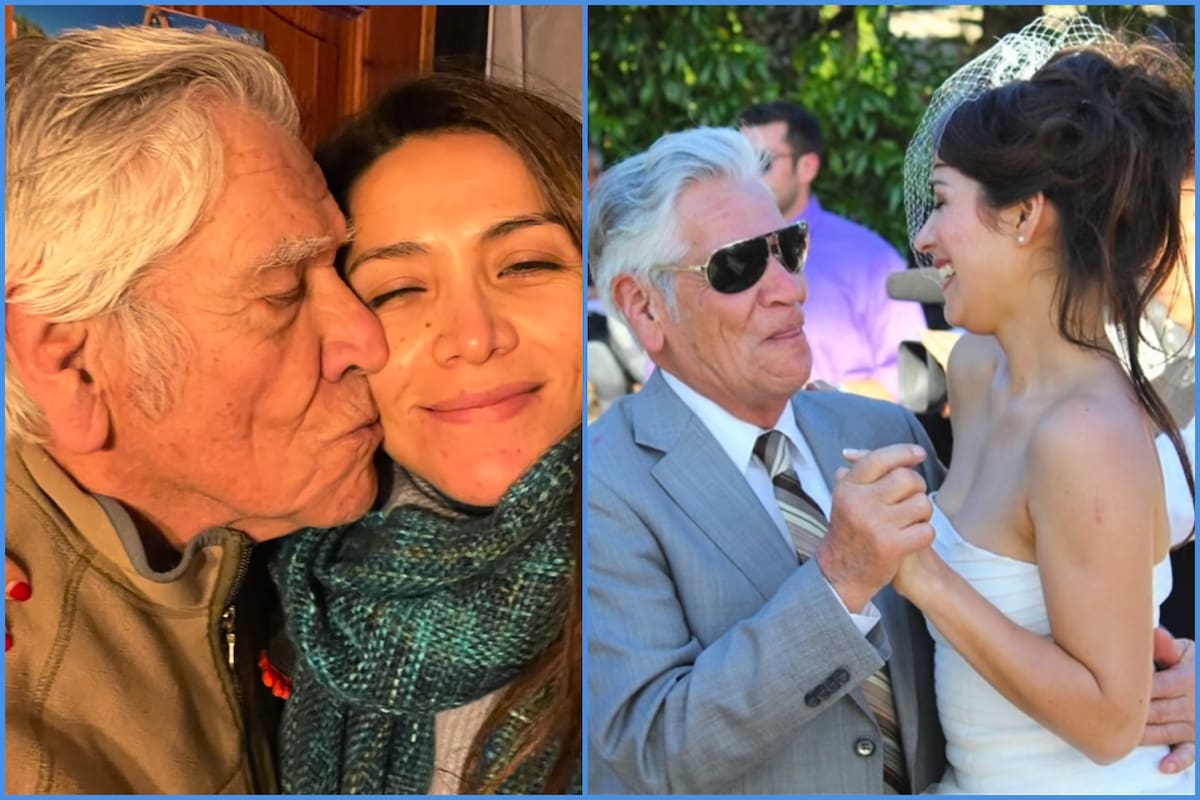 Junto a su abuelo. Foto: Reproducción Instagram.