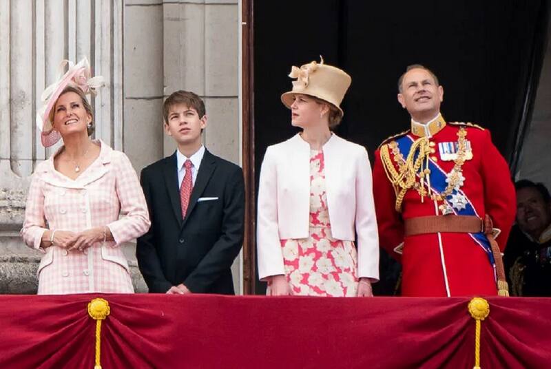 Los duques de Wessex y sus hijos Sophie y James estuvieron en la celebración del jubileo de la reina Isabel II. - Créditos: Reproducción