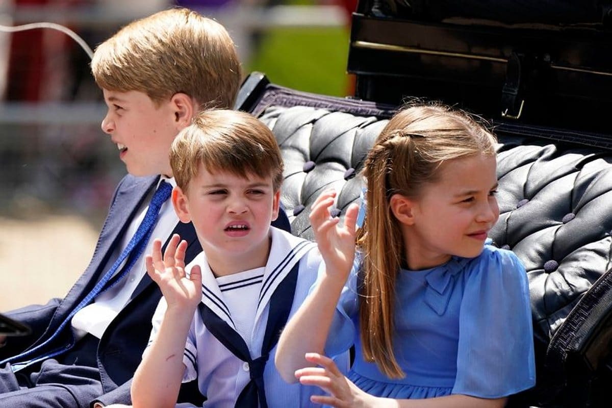 Los príncipes George, Charlotte y Louis - Créditos: Internet