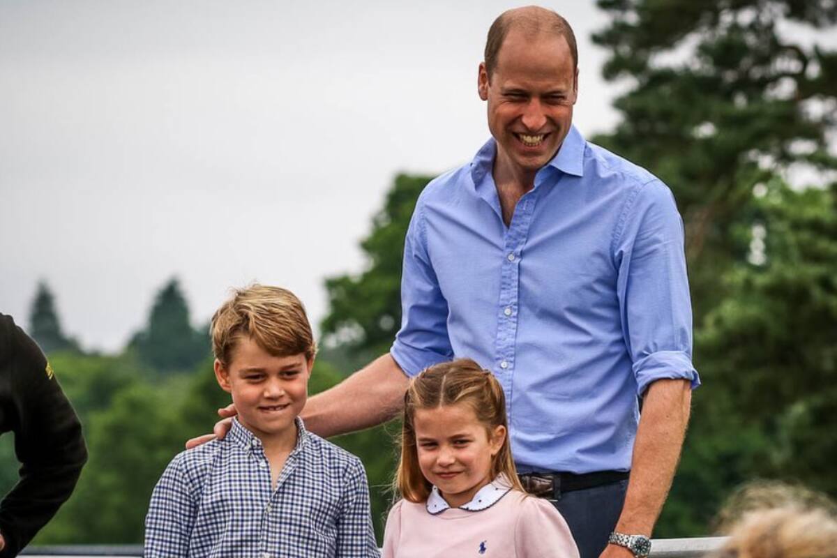 Los príncipes George, Charlotte y Louis se preparan para brillar en la coronación del rey Carlos - Créditos: Archivo