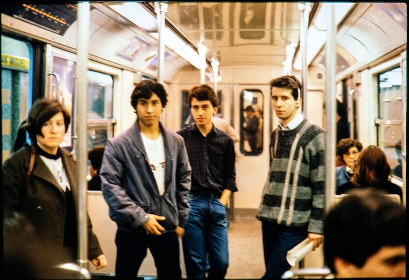 Fotografía inédita de la banda tomada por el artista Jorge Brantmayer.