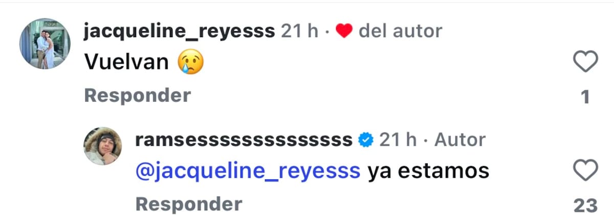 El deportista confirmó su reconciliación con Coté López.