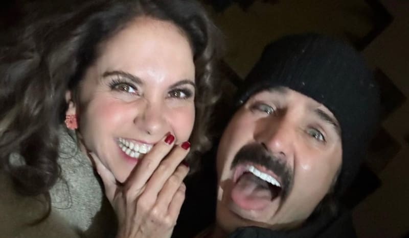 Lucero y José Ron encienden rumores de romance.