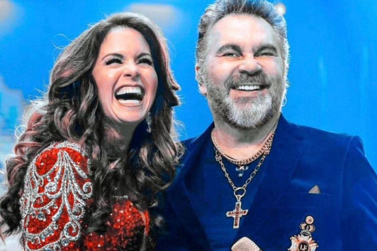 Lucero besó sorpresivamente a Manuel Mijares.