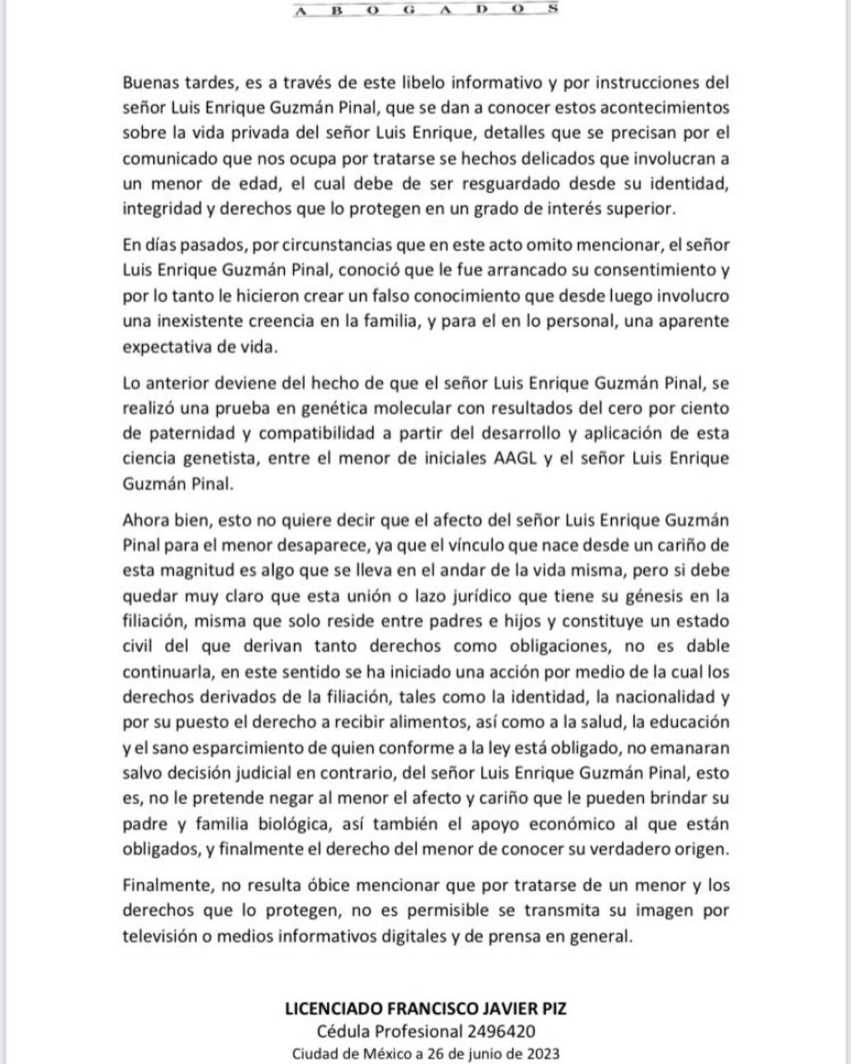 El hijo menor de Silvia Pinal y Enrique Guzmán se hizo una prueba de ADN
