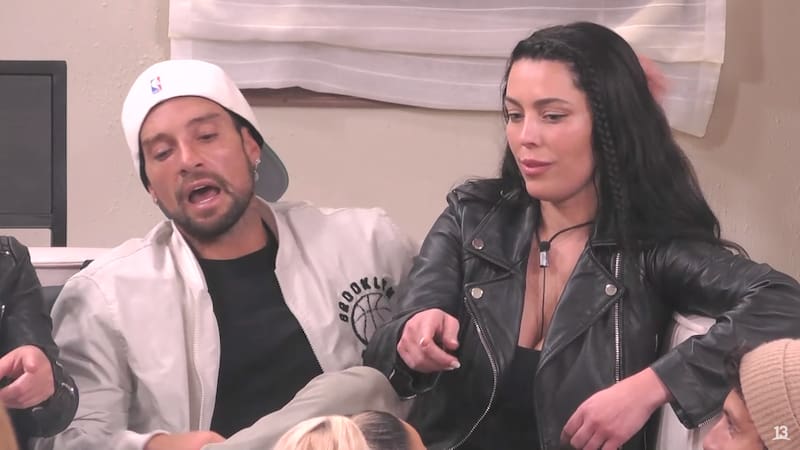 protagonizó una escena de celos hacia Daniela Aránguiz en "Tierra Brava".