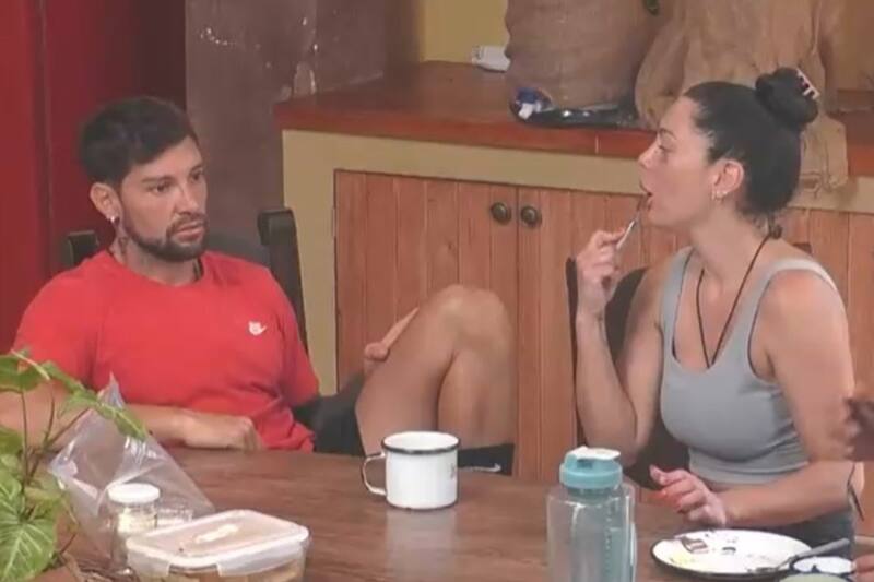 y Daniela Aránguiz tuvieron nuevo encontrón en "Tierra Brava. Créditos: Pantallazo Canal 13