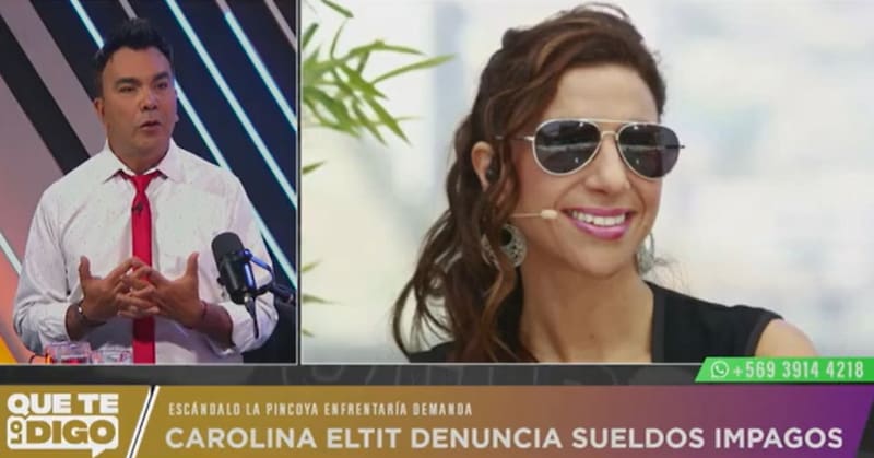 Luis Sandoval reveló qué ocurrió entre Pincoya y Carolina Elit. Créditos: Pantallazo Zona Latina