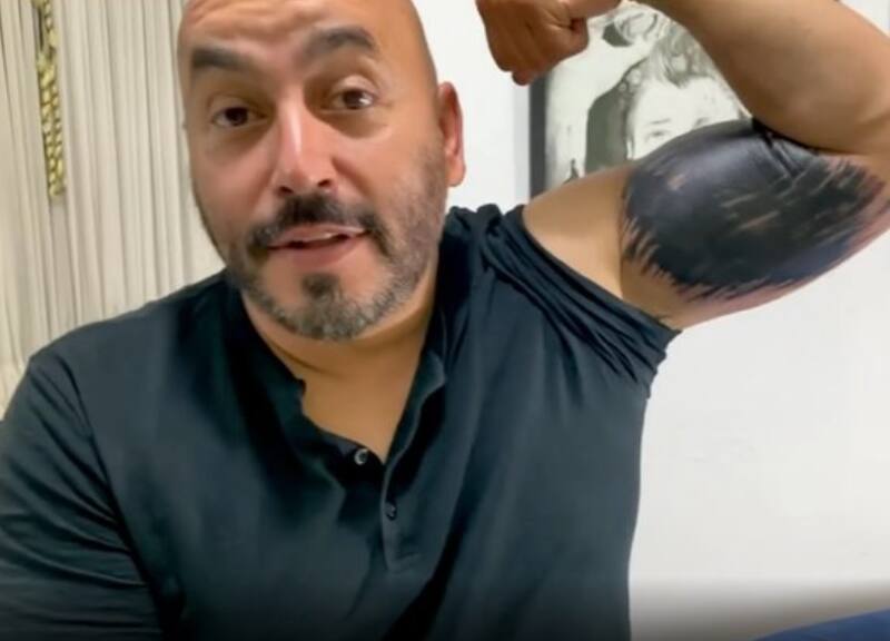 Lupillo Rivera planea modificar el rayón con el que cubrió rostro de Belinda - Créditos: TWITTER