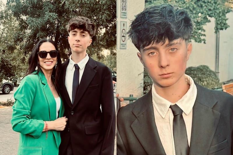 La actriz presumió a su hijo con Marcial Tagle.