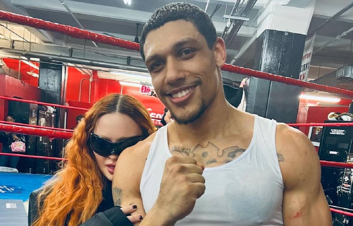Madonna y Johs Popper El boxeador tiene 29 años. - Créditos: Instagram