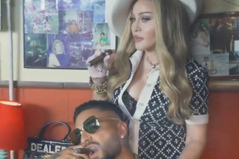 Madonna y Maluma En 2019 se unieron para “Medellín” - Créditos: Instagram @maluma