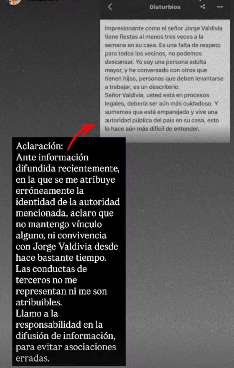 La diputada respondió a las acusaciones que la volvieron a vincular con Jorge Valdivia.