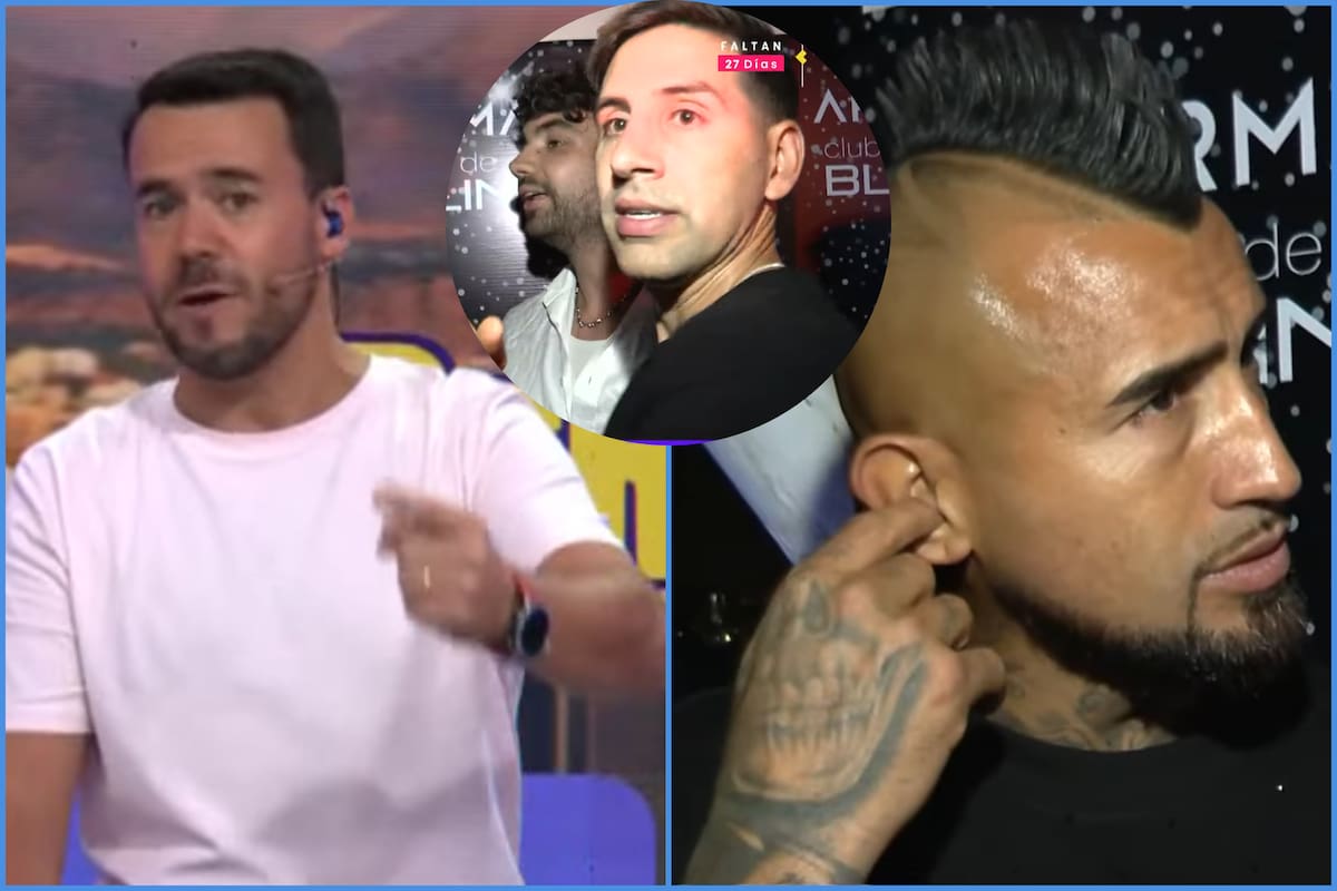 Eduardo de la Iglesia se enfureció con periodista de Arturo Vidal. Foto: Reproducción.