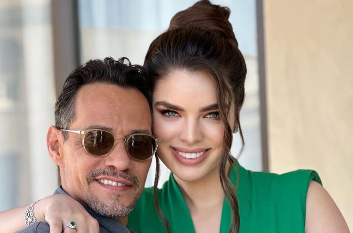 Así fue la primera navidad de Marc Anthony y Nadia Ferreira con su hijo