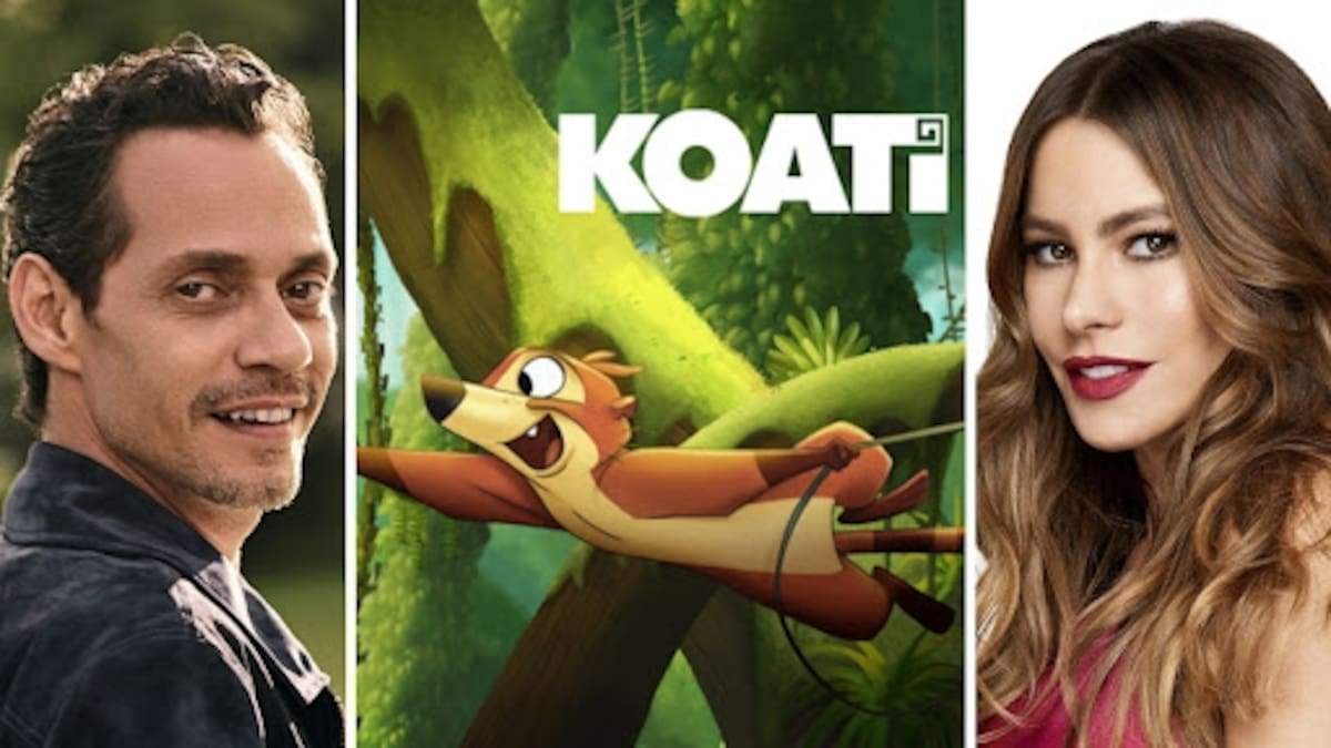 Marc Anthony y Sofía Vergara Se animan al prestar sus voces para la cinta Koati. - Créditos: Especial