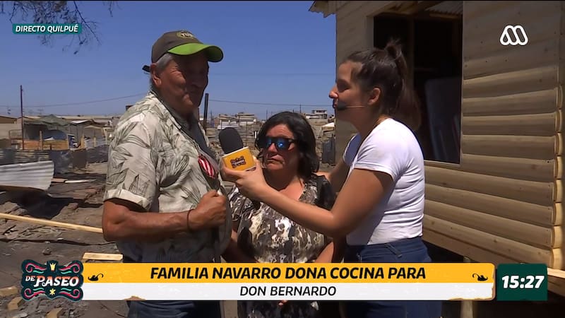 presenció tierno momento en la Quinta Región.