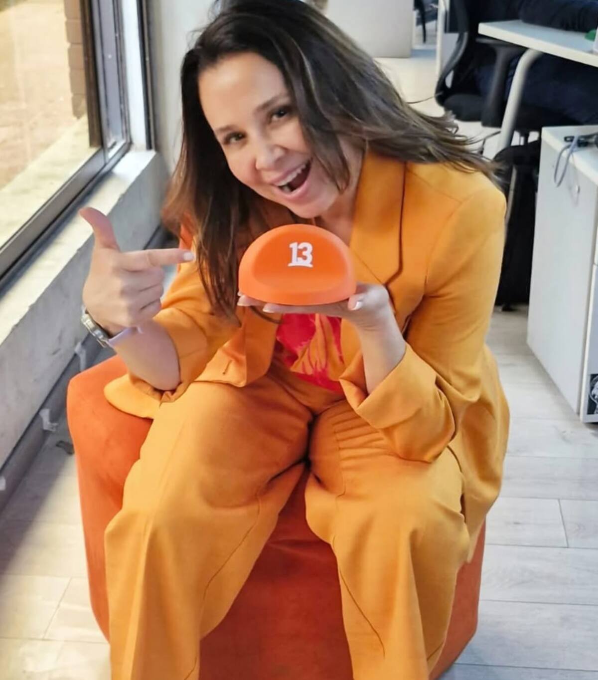 La periodista despidió a Andrés Caniulef.