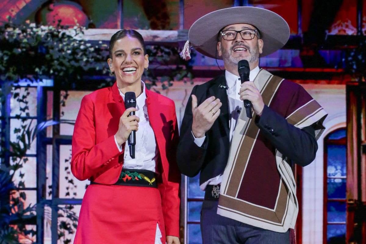 La animadora sorprendió con su look en el Patagual.