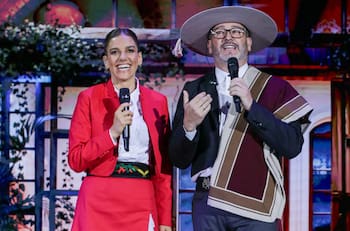 Full transparencia: El osado look de María Luisa Godoy en la noche inaugural de Olmué 2026