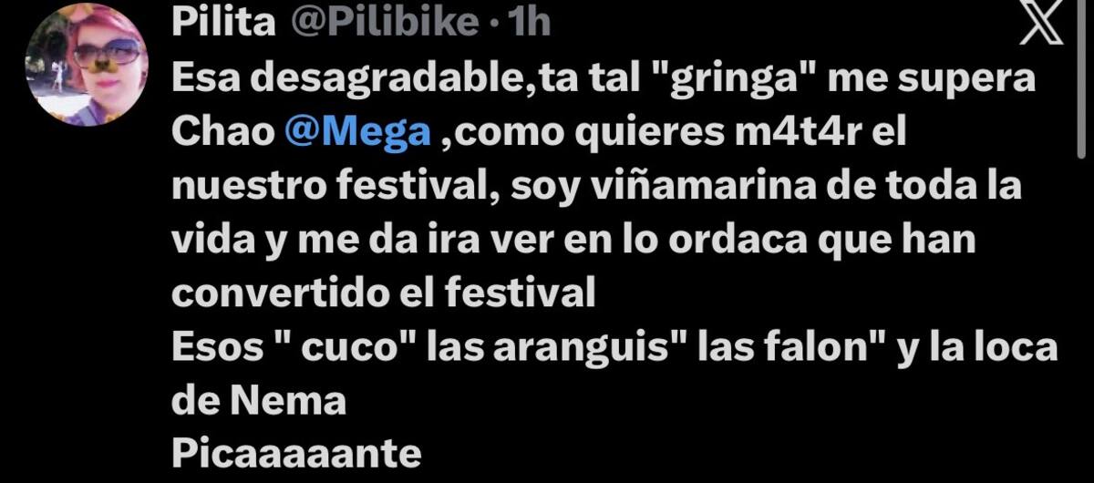 La animadora se llenó de críticas.