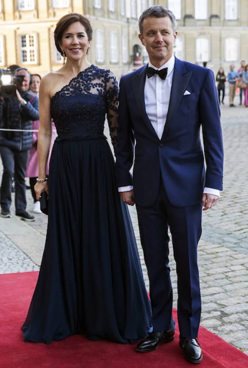 Mary de Dinamarca en el cumpleaños de la princesa Benedicta.