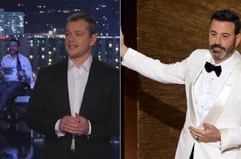 Jimmy Kimmel volvió a burlarse de Matt Damon en la ceremonia de los Oscar 2023