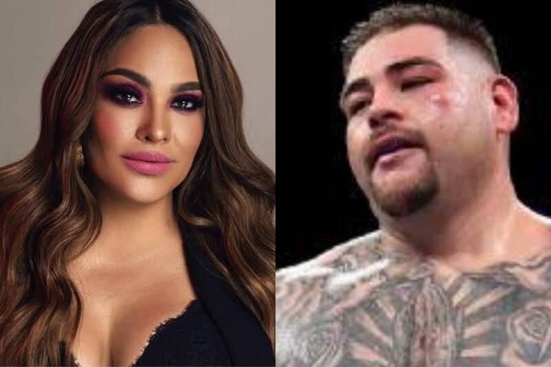 Mayeli Alonso y Andy Ruiz  El boxeador de 33 años de edad es el único que no se ha pronunciado al respecto.  - Créditos: Especial