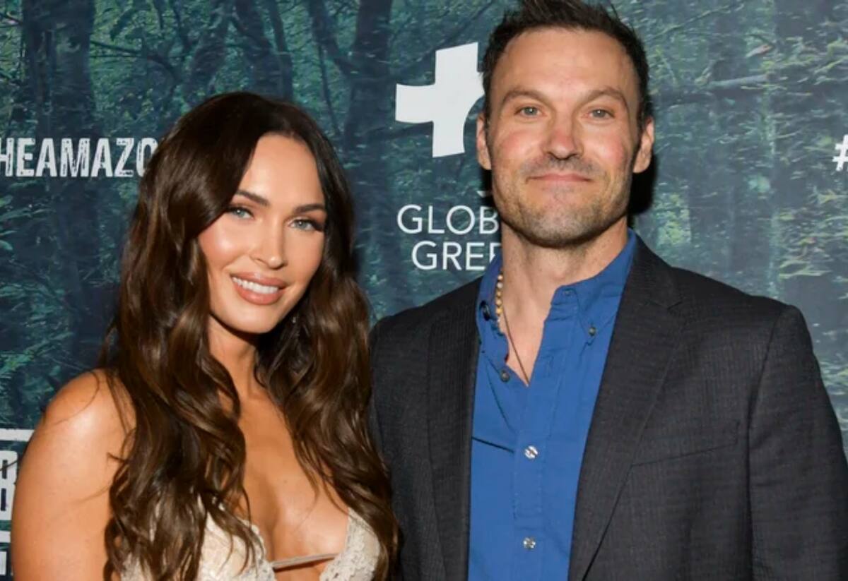 Megan Fox junto a su ex Brian Austin Green