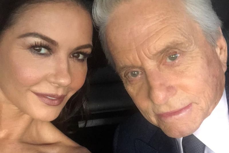 Michael Douglas y Catherine Zeta-Jones La pareja tiene dos hijos: Dylan y Carys. - Créditos: Instagram