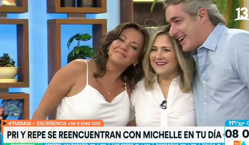 El equipo de Tu Día junto a Michelle Adam.
