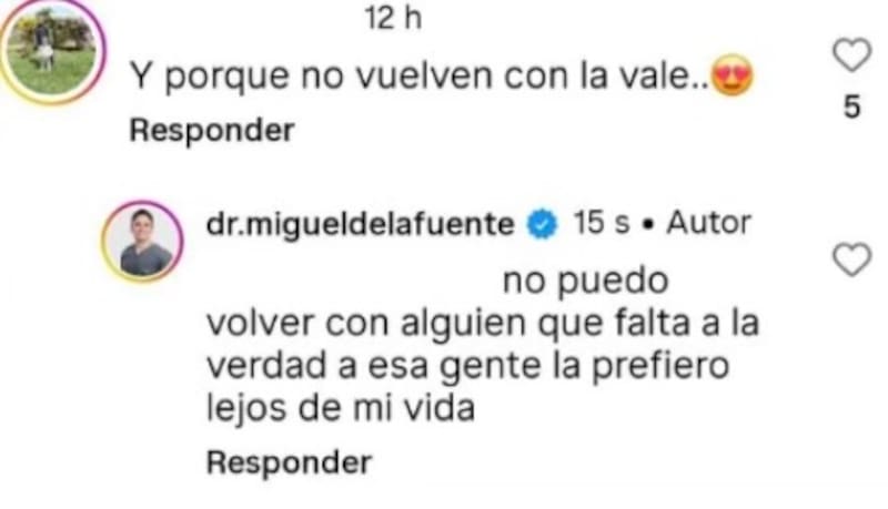 El odontólogo arremetió contra Miguel de la Fuente.