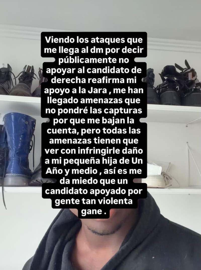 El influencer reveló que está siendo amenazado de muerte.