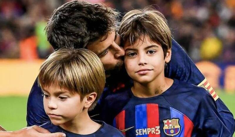 Milan y Sasha Los hijos de Shakira habrán fijado su postura sobre la relación de su padre con Clara Chía. - Créditos: Captura de pantalla