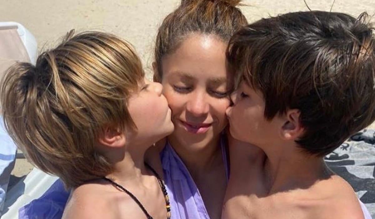 Milan y Sasha Los hijos de Shakira y Gerard Piqué comenzaron una nueva vida en Miami, Florida. - Créditos: Captura de pantalla