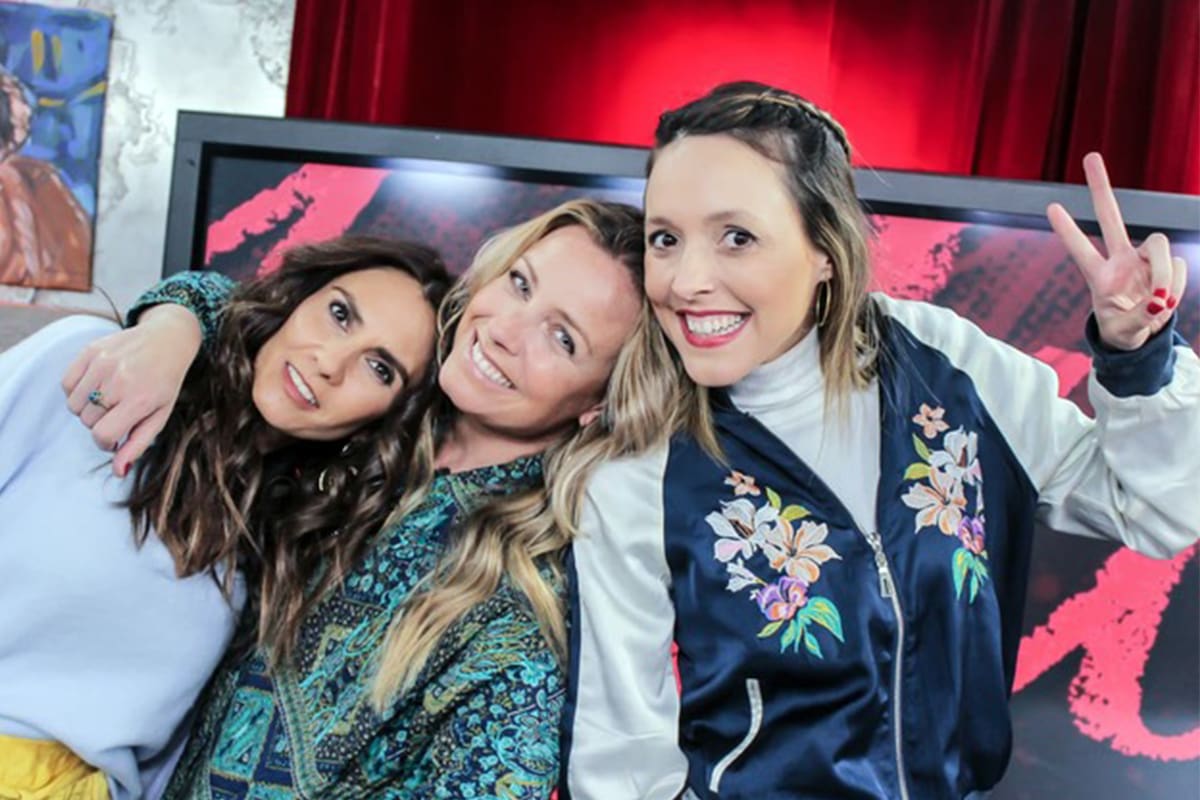 Claudia Conserva, Jazmín Vásquez y Maly Jorquiera. Foto: Canal 13.