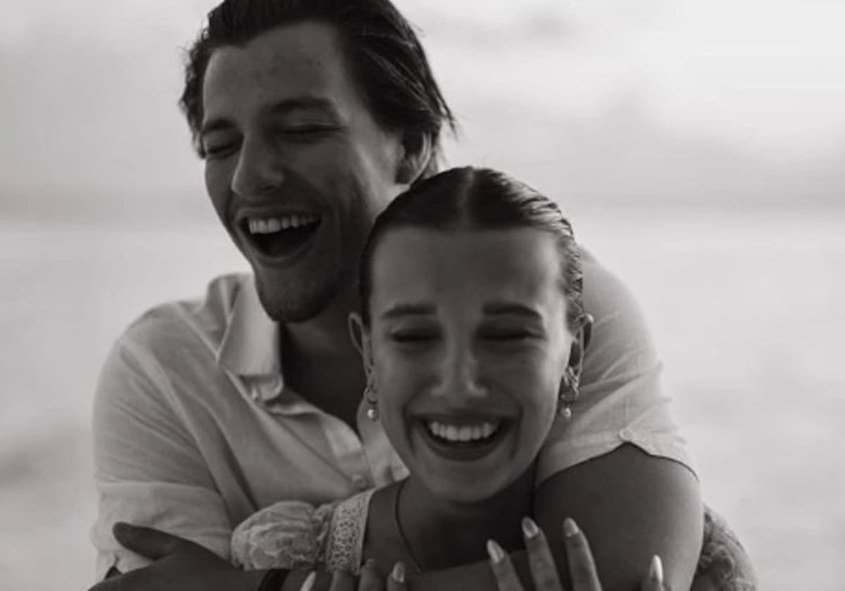 Millie Bobby Brown celebra su fiesta de compromiso con Jake Bongiovi