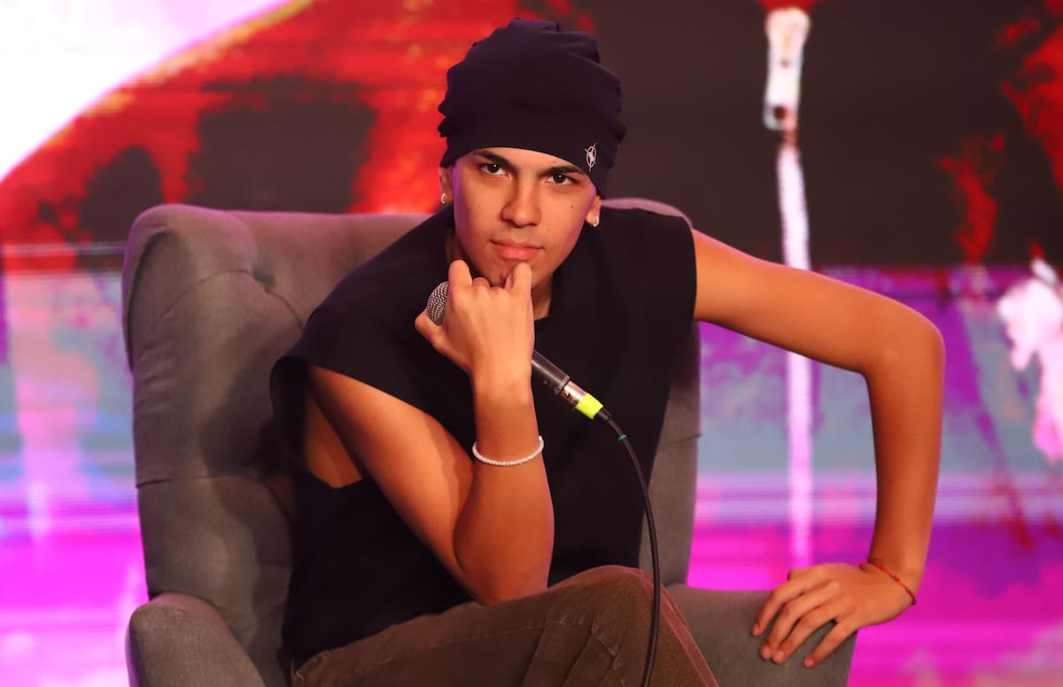 en conferencia de prensa, antes de su presentación en el Festival de Viña del Mar 2026. Foto: Manuel Lema/ Aton Chile