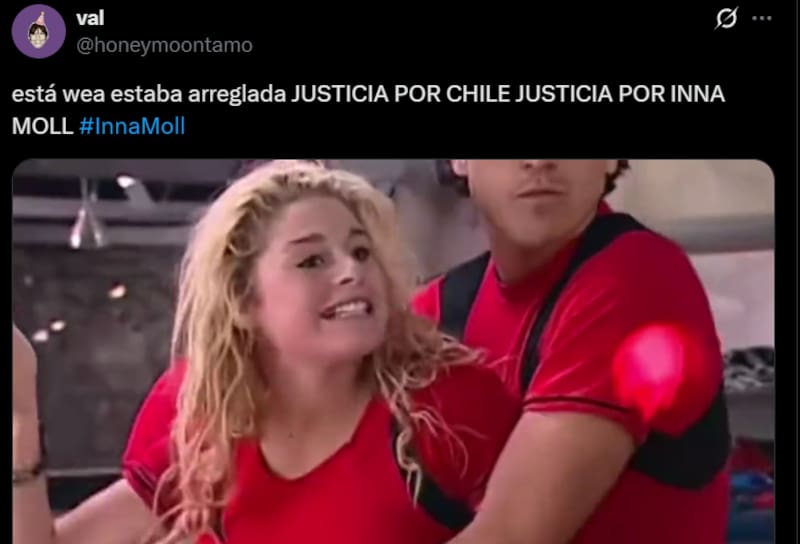 Reacciones en redes sociales tras derrota de Inna Moll.