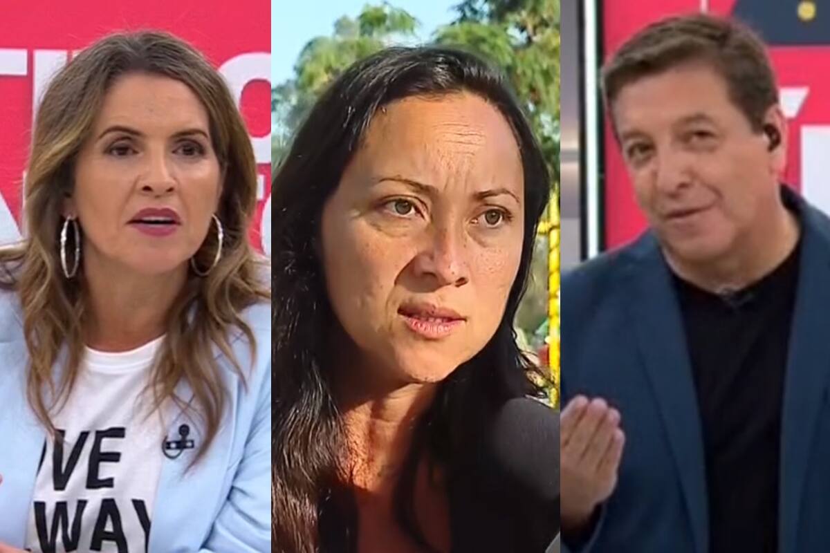 Monserrat Álvarez y Julio César Rodríguez Hablaron con Claudia Cancino - Créditos: CHV