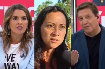 "No te voy a permitir...": Julio César Rodríguez y Monserrat Álvarez protagonizan incómodo e insólito momento con la concejala Claudia Cancino