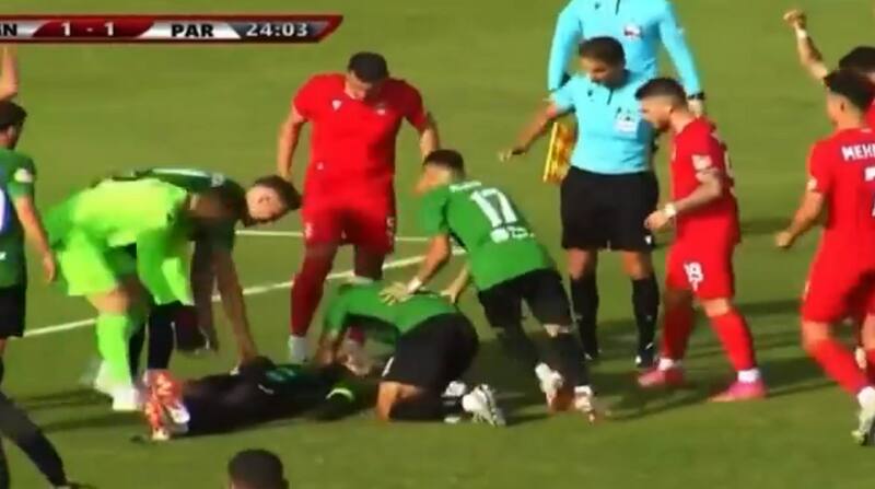 Muerte del futbolista Raphael Dwamena en Liga de Albania