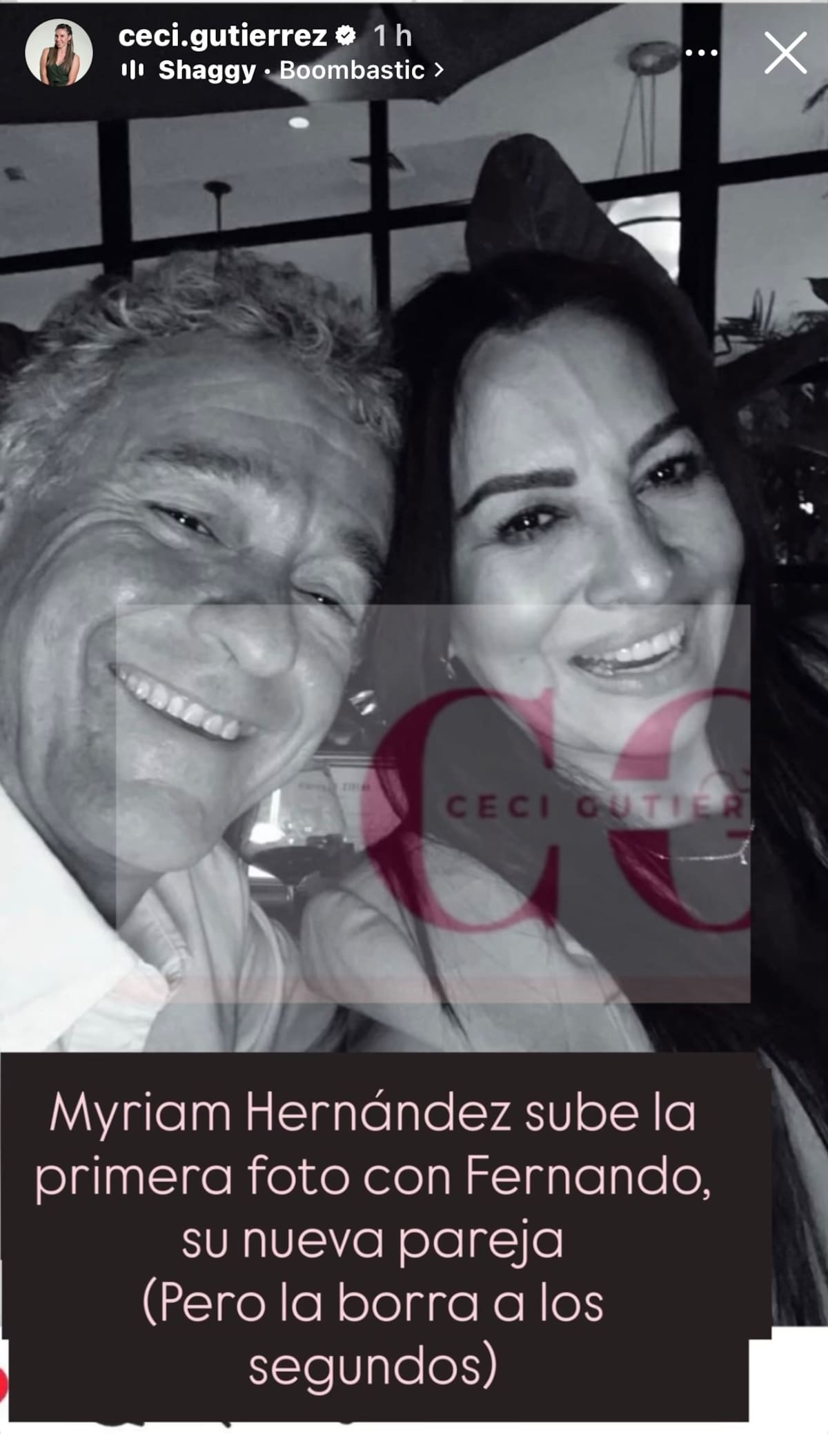 La artista subió comprometedor registro con quien sería su nueva pareja.