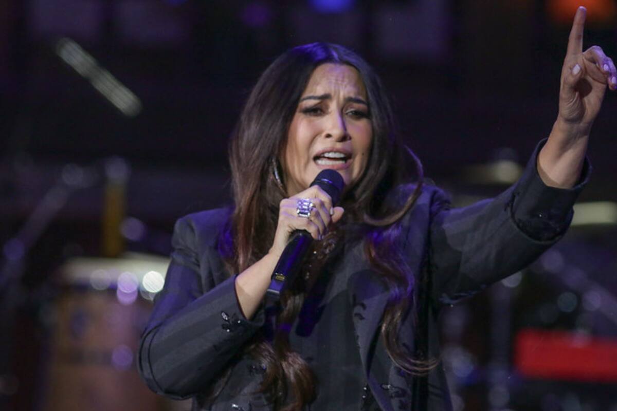 La cantante encantó en el Patagual.