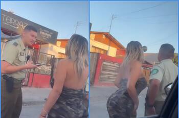 Critican a Carabineros por controlar a Naya Fácil para grabarse y sacarse fotos con ella