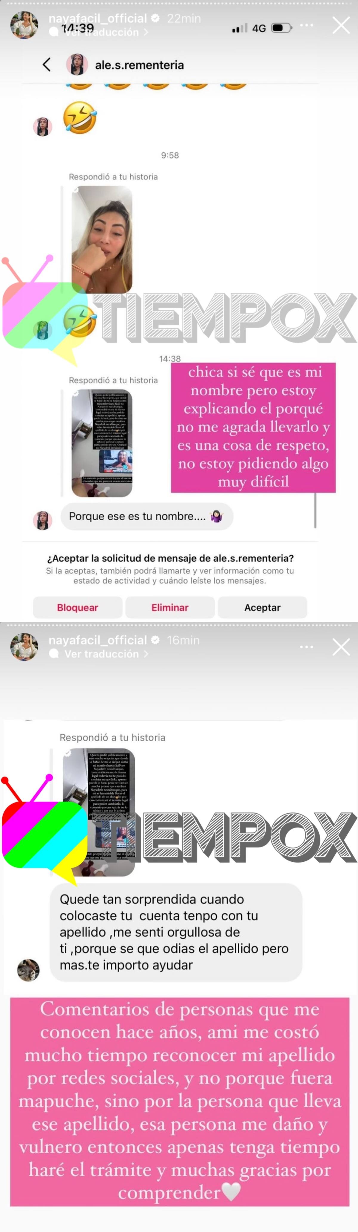 Naya Fácil revela que buscará iniciar los trámites para cambiar su nombre legalmente.