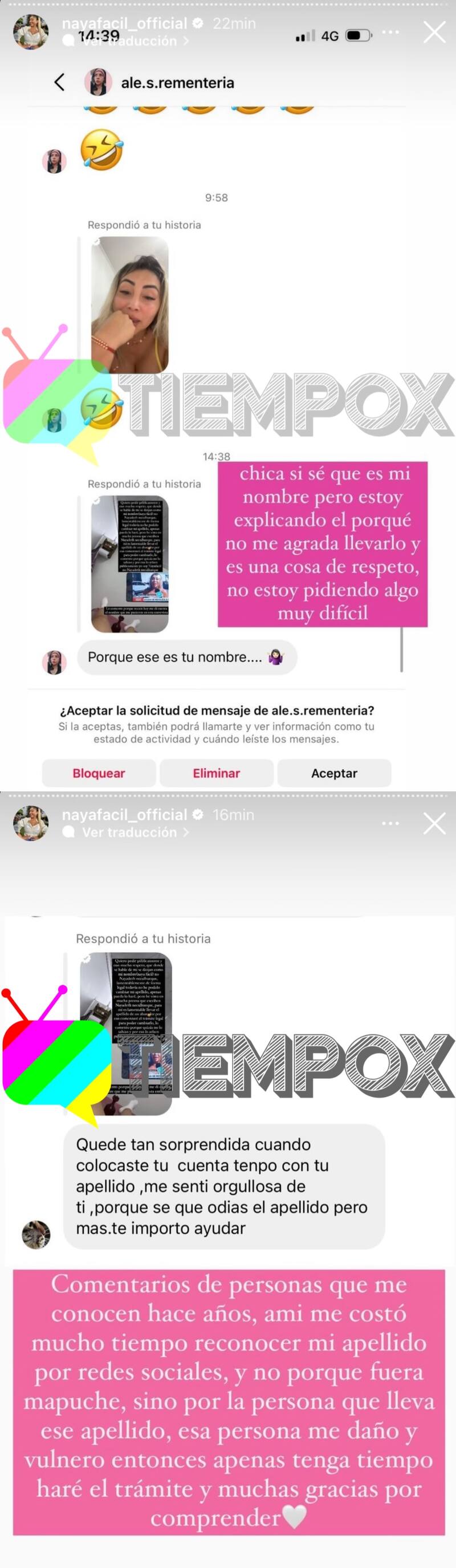 Naya Fácil revela que buscará iniciar los trámites para cambiar su nombre legalmente.