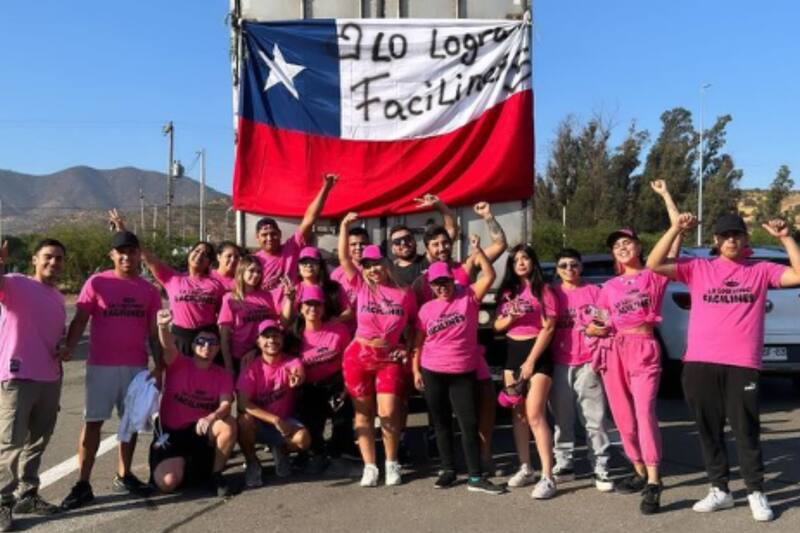 llegó a su primer destino en ayuda de los damnificados de la región de Valparaíso.