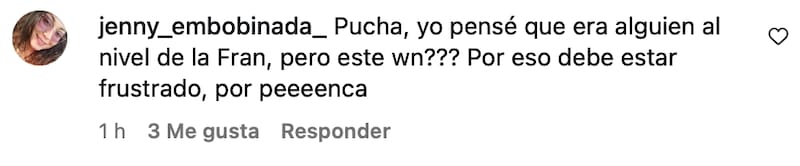 El productor y pareja de Fran Maira se llenó de críticas.