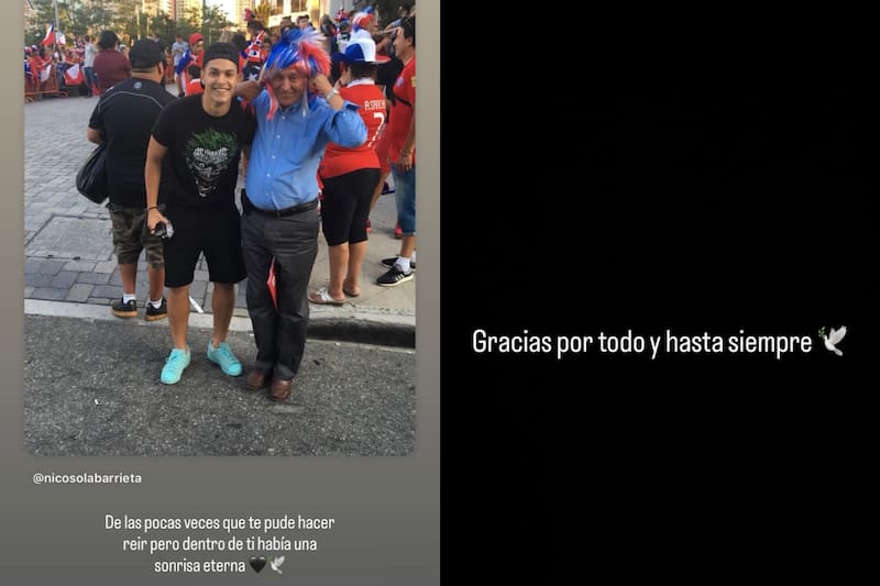 El chico reality se despidió de su abuelo y padre de Fernando Solabarrieta.